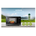 HMBS3010PFG Hisense 30 L 1000W Flatbed Microwave with Grill Function - Dark Stainless